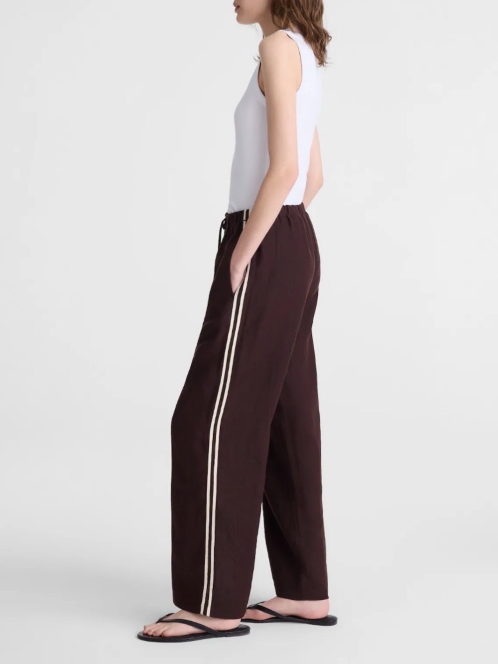 NWT Pull-On Pants in 100% Linen